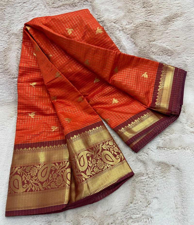 Premium Soft Silk Weaving Karishma Thread Saree